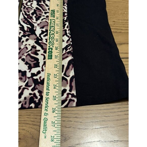 Susan Graver Weekend Women’s Medium Zip-Front Jacket Pockets Leopard Print NWOT - Picture 4 of 15